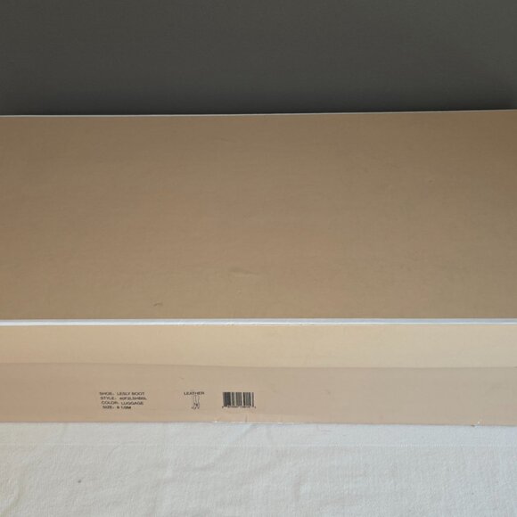 Michael Kors 8.5 Lesly Boots Stacked Heel Luggage Color - Picture 10 of 11